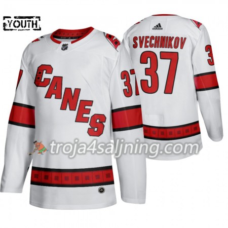 Carolina Hurricanes tröja Andrei Svechnikov 37 2019-2020 Adidas Vit Authentic - NHL Tröjor Barn